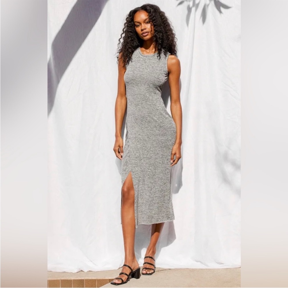 Lulus bodycon slit dress